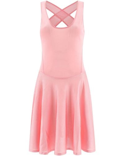 Alaïa Flared Kleid - Pink