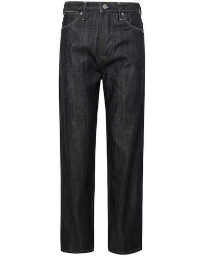 Jil Sander Jeans de algodón negro