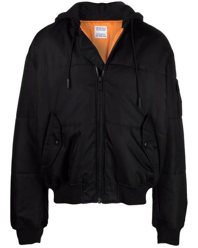 Marcelo Burlon MARCELO BURLON COUNTY DU COMTÉ DE MILAN DE MILAN Bomber Jacket - Noir