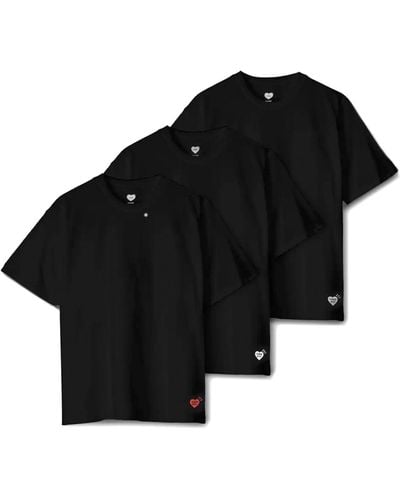 Human Made Camiseta hecha humana 3 paquete - Negro