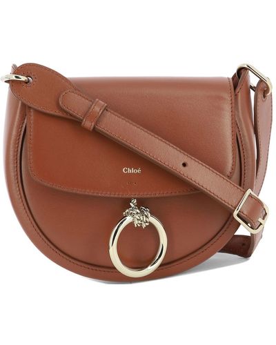 Chloé Borsa crossbody chloe arlène - Marrone