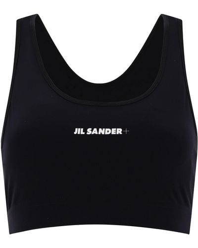 Jil Sander Sports Top mit Logo - Nero