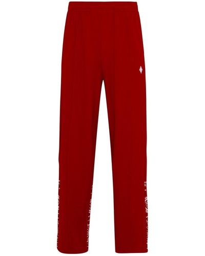 Marcelo Burlon Track Pants - Red