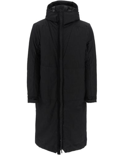 Boris Bidjan Saberi Parka reversible de algodón teñido de resina - Negro