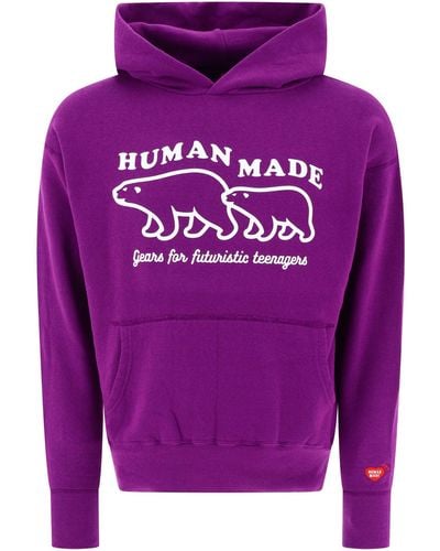 Human Made "Tsuriami" Hoodie - Purple