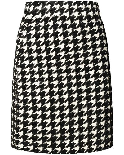 Burberry Viscose Blend Skirt - Black
