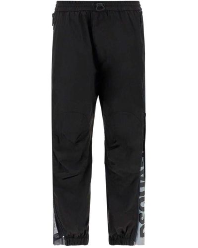 DSquared² Pantalones cargo con logotipo de - Negro
