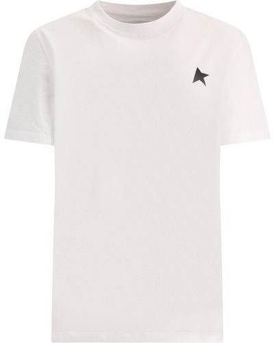 Golden Goose Es Baumwoll-Logo-Print T-Shirt - Weiß
