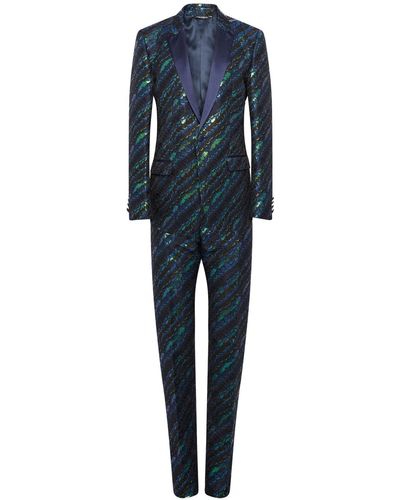 Dolce & Gabbana Tailed Tuxedo Suit - Blauw