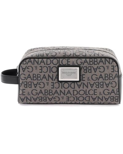 Dolce & Gabbana Überzogen Jacquard Vanity Fall - Grijs