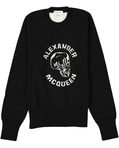 Alexander McQueen Logo Sweater - Negro