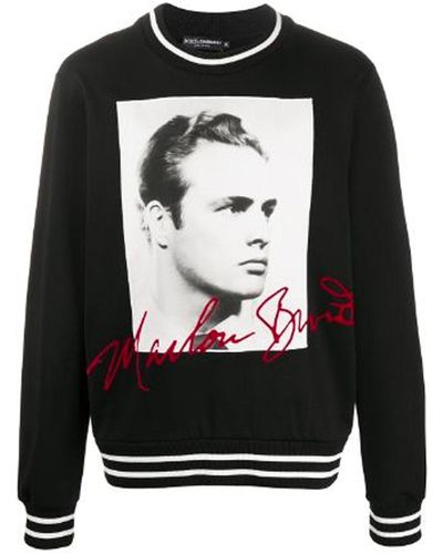Dolce & Gabbana Marlon Brando-sweatshirt - Zwart