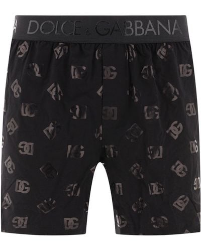 Dolce & Gabbana DG Logo Boxer Shorts - Schwarz