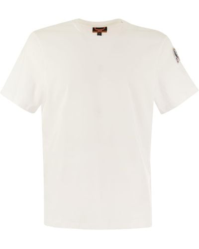 Parajumpers Maglietta per maglietta di cotone di shispare - Bianco