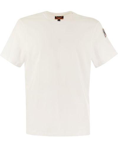 Parajumpers Shispare Tee Cotton Jersey T Shirt - White