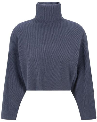 Brunello Cucinelli Tweater - Bleu