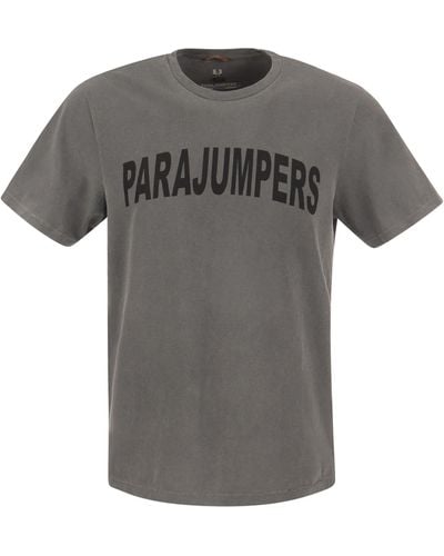 Parajumpers Baumwoll -T -Shirt - Grau