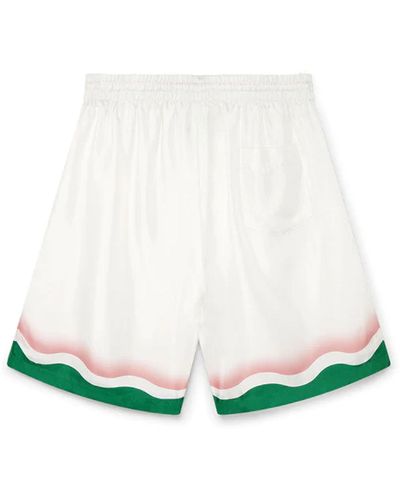 Casablancabrand Pantalones cortos de le jeu de ping pong - Blanco