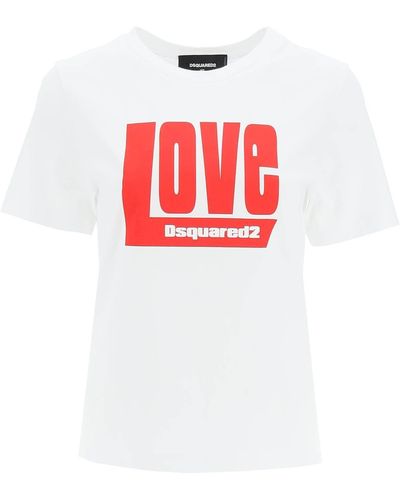DSquared² D2 Liebesspielzeug-T - Shirt - Rot