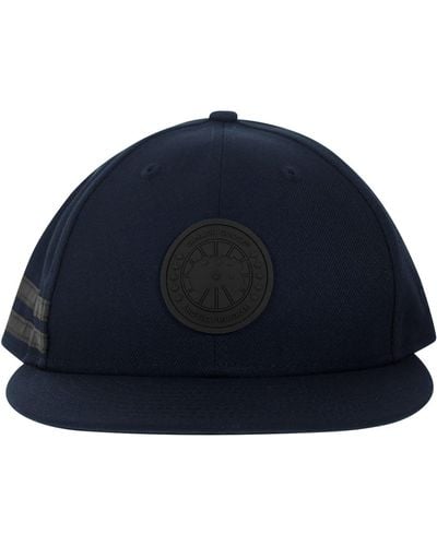 Canada Goose Snapback Hat Met Vizier - Blauw