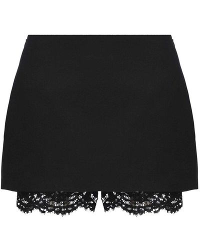 Valentino Cotton Blend Shorts - Zwart