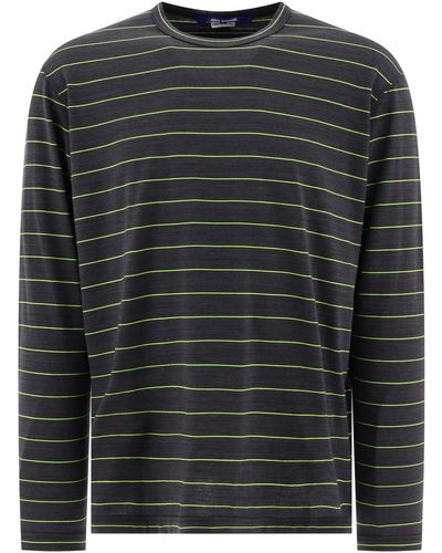 Junya Watanabe N gestreiftes T -Shirt - Schwarz