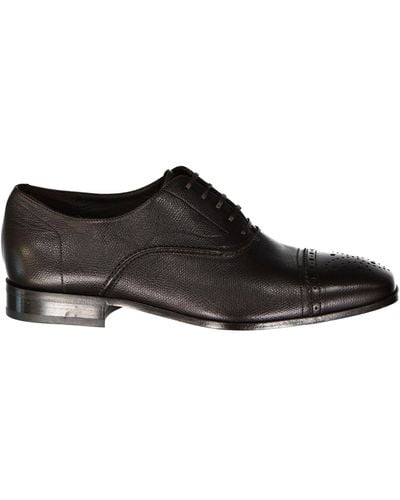 Ferragamo Shoes > flats > business shoes - Noir