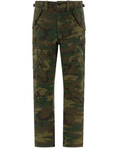 Polo Ralph Lauren Pantalon de camouflage de cargaison - Vert