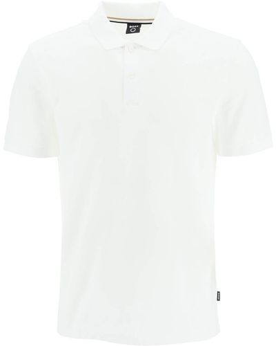 BOSS Organic Cotton Polo Shirt - Wit