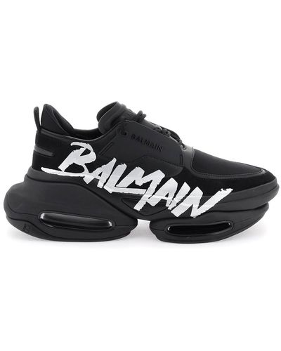Balmain B Bold Low Top Sneakers - Zwart