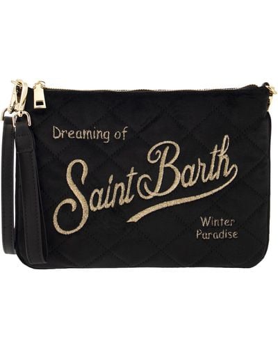 Mc2 Saint Barth Pochette Bag Met Schouderriem - Zwart