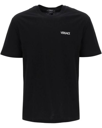 Versace Medusa Flame T -Shirt - Schwarz