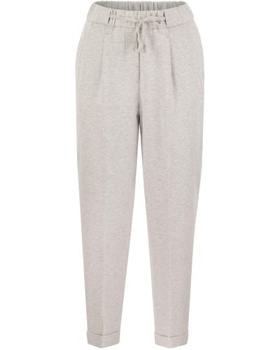 Peserico Cotton Pants - Gray