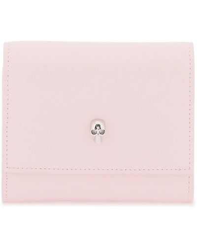 Alexander McQueen Compact Skull Wallet - Pink