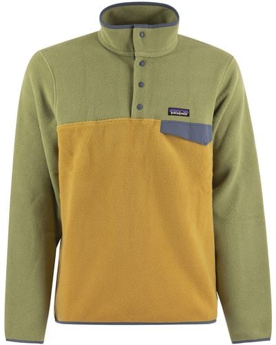 Patagonia Synchilla Snap T Lightweight Fleece Pullover - Green