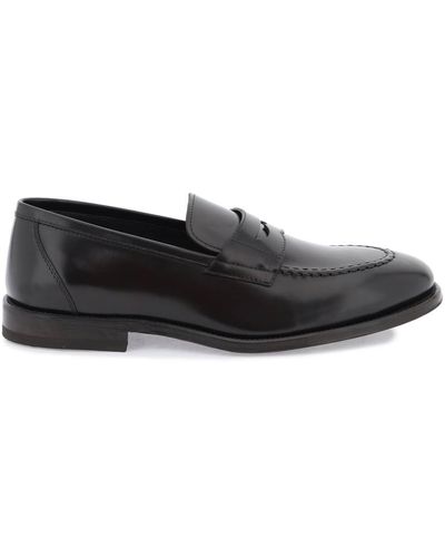 Henderson Mocassins With Strap - Black