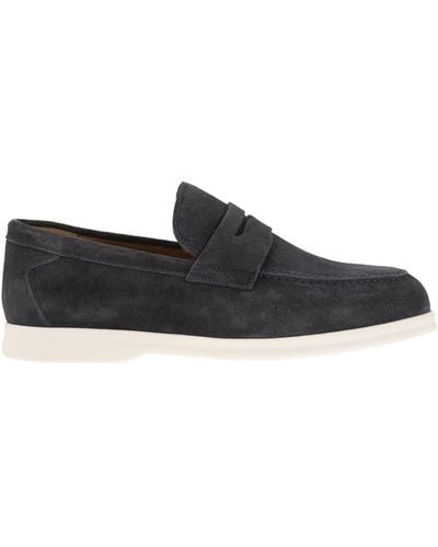 Doucal's Doucal 's Penny Suede Moccasin - Schwarz
