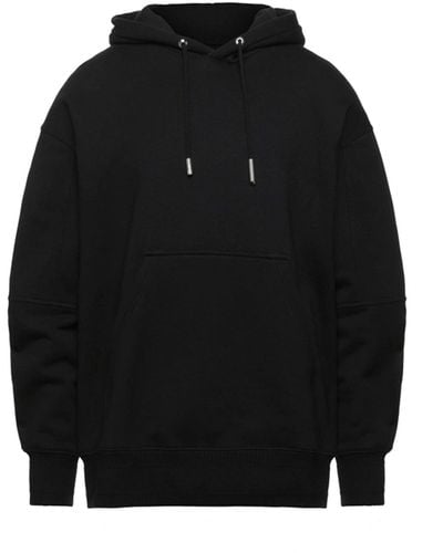 Givenchy Sudadera con capucha de algodón con logo de - Negro
