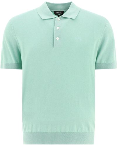 A.P.C. "gregory" Polo Shirt - Green