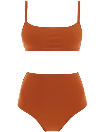 Lido Ensemble de bikini à la taille de onze hauts - Marron