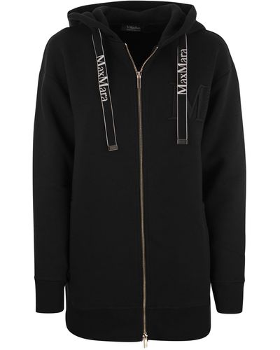 Max Mara Nostoc Long Jersey Sweatshirt - Zwart