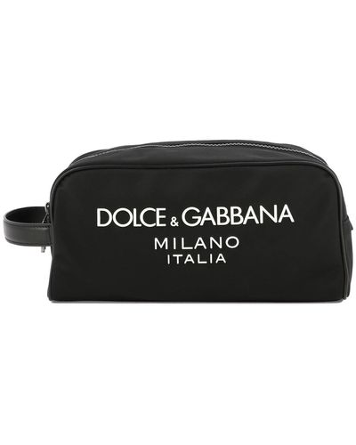 Dolce & Gabbana Logo Beauty Case - Zwart