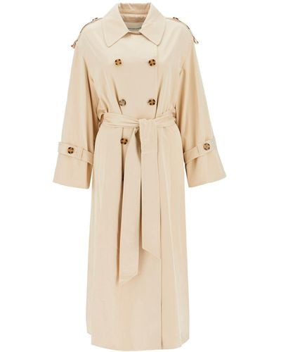 By Malene Birger 'Alanis' Double Breasted Trench Coat - Natural