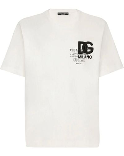 Dolce & Gabbana Logo T -Shirt - Weiß