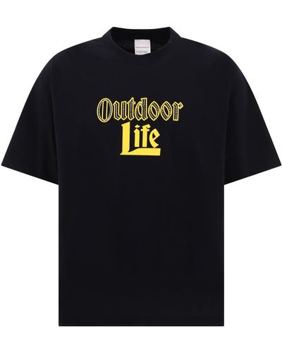 Stockholm Surfboard Club "Outdoor Life" T-shirt - Noir