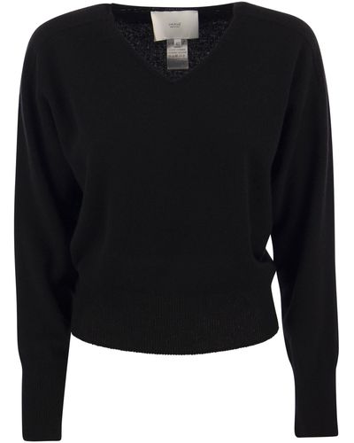 Vanisé Vanisé Francy Cashmere V Neck Sweater - Black