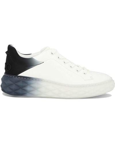 Jimmy Choo Sneakers Diamond Maxi/F II - Bianco