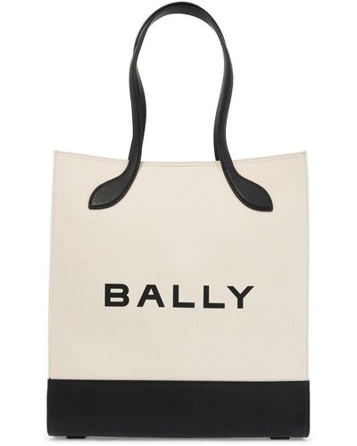 Bally Bar Continuez sur le sac fourre-tout - Neutre