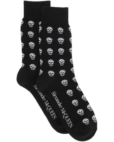 Alexander McQueen Skull Sport Socks - Zwart