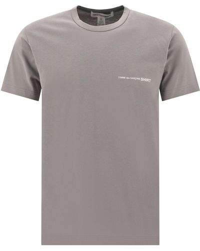 Comme des Garçons T -Shirt mit Logo - Grau